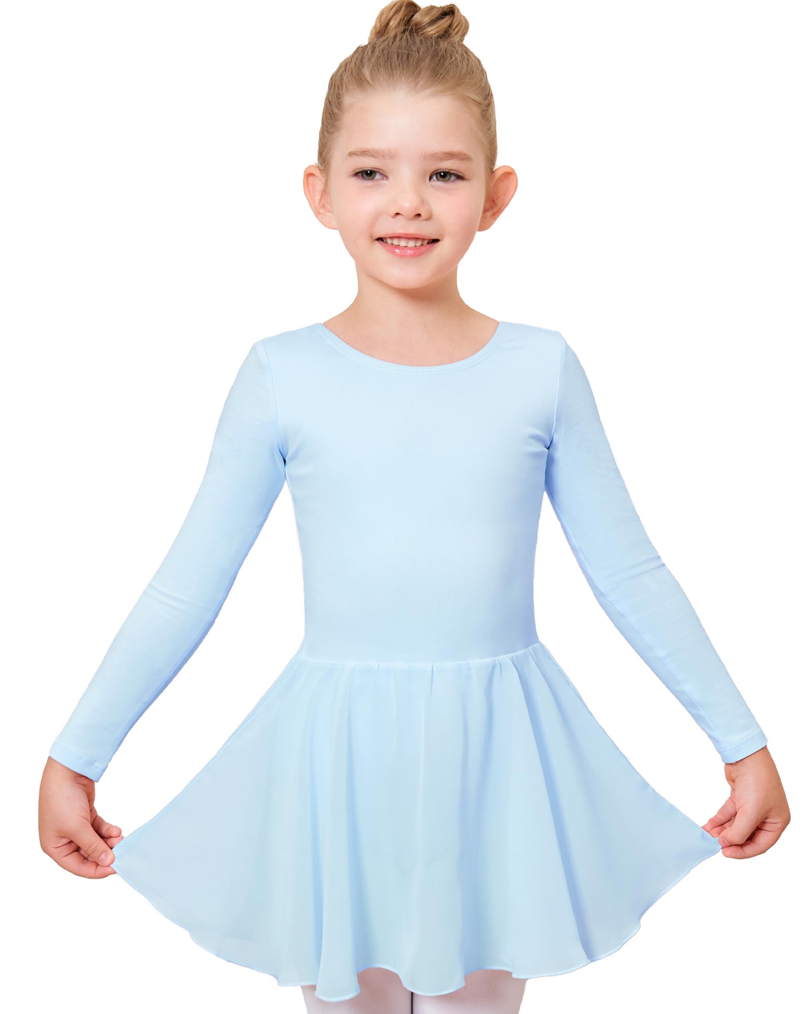 Stelle Ballet Leotards for Girls Long Sleeve Toddler Dance Leotard Outfits