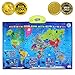 BEST LEARNING i-Poster il mio Mondo Mappa interattiva - Giocattolo educativo parlante per bambini ragazzi e ragazze dai 5 ai 12 anni [Versione in Lingua Inglese]