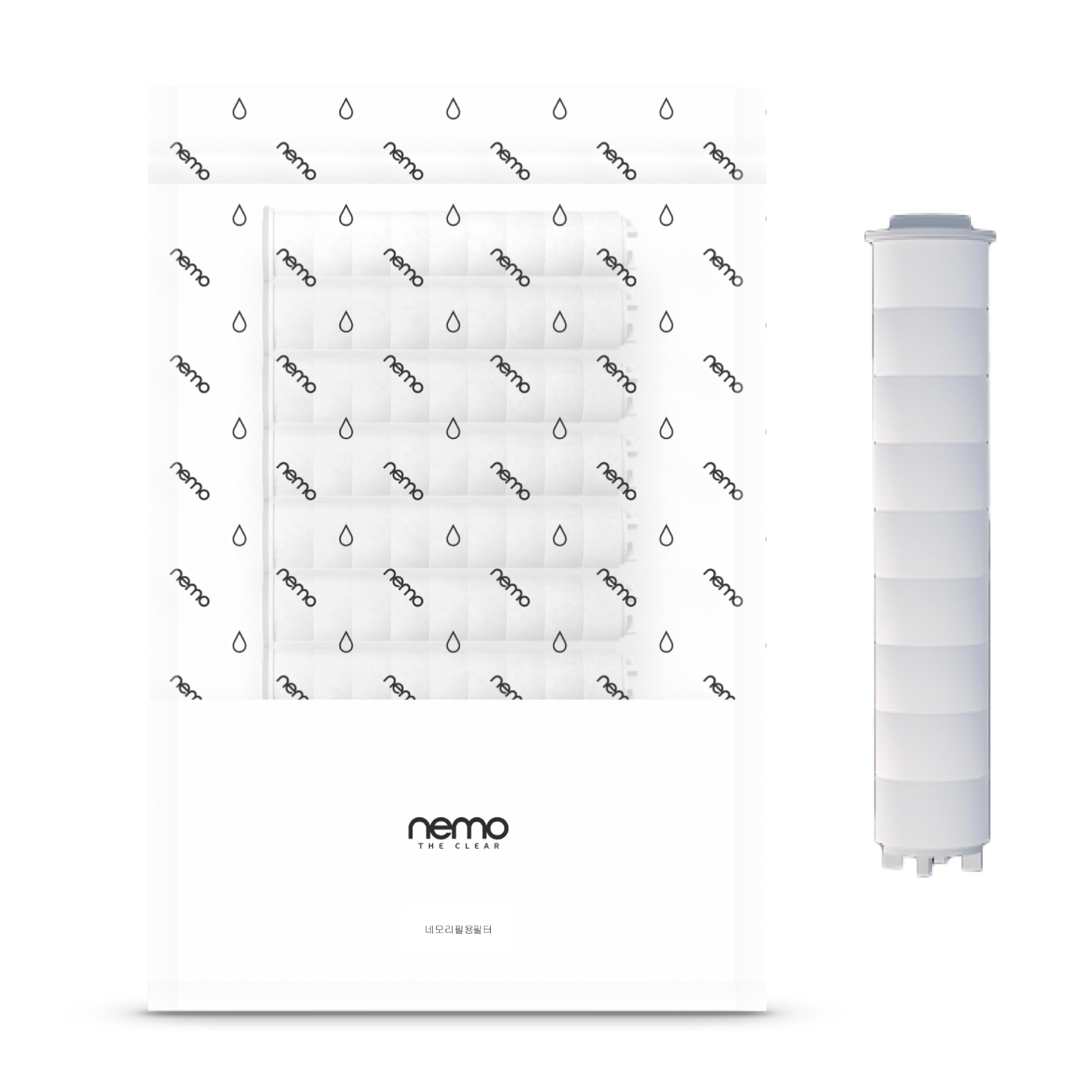NEMO Hand Shower Sediment Refilter Pack (10 Pcs) | Made in South Korea | Compatible only with Nemo Vitamin Hand Shower | Melt-Blown Sediment Filter | Korean Water Filtration Technology