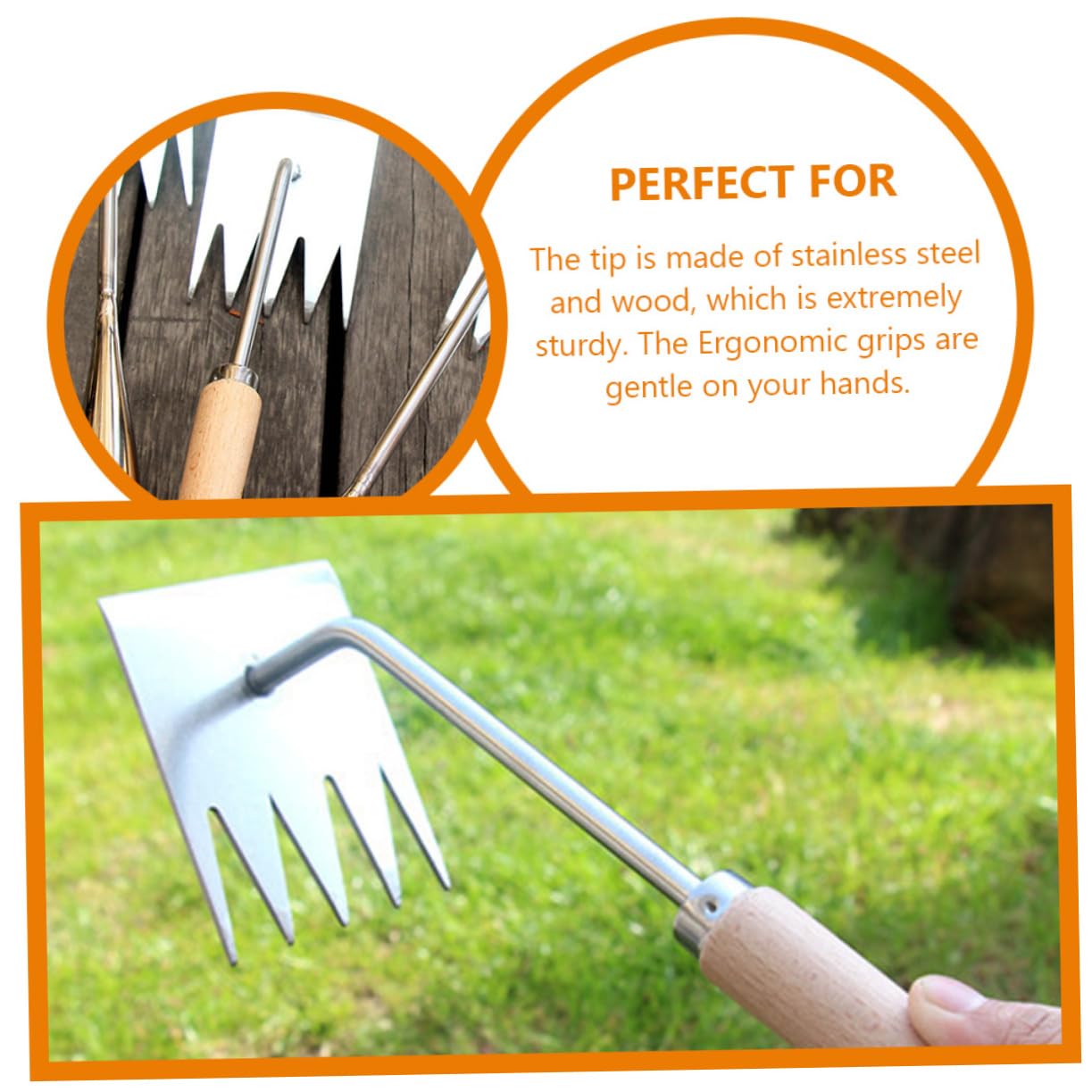 Toddmomy 4 Teiliges Unkrautstecher Gartenentferner Strauchrechen Ergonomischer Gartenrechen Gras Für Rasen Garten Unkrautstecher Griffpicker Kleiner Manueller Unkrautstecher