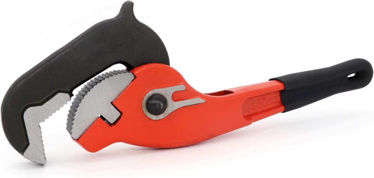 GETUHAND 14Inch SelfAdjusting Rapid Grip Pipe Wrench, Ratchet