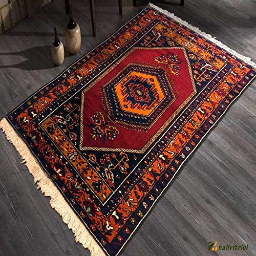 el dokuma hali kayseri yahyali 127x180 amazon com tr ev ve yasam