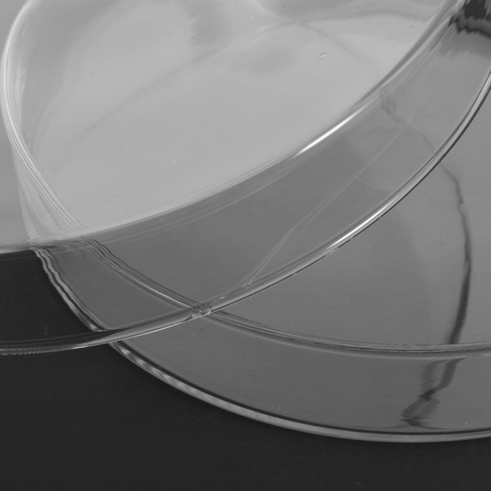 Platos de Petri de Vidrio Borosilicato Reforzado Pulg para Celular y Microbiología Diseño Grueso Resistente Choques Térmicos para Investigación y Educación Científica