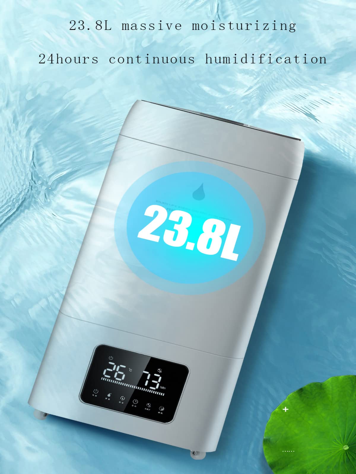 Umidificatore 23L Intelligente Industriale Domestico Commerciale Supermercato Conservazione di frutta e verdura Spruzzatore di nebbia di grandi dimensioni ad alta potenza e grande capacità (modello