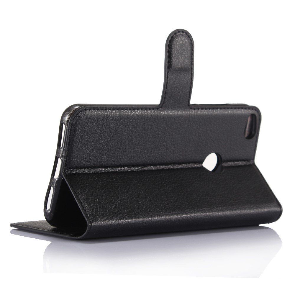Custodia In Similpelle Con Chiusura Magnetica Per Huawei P8 Lite 2017 / P9 Lite 2017 - Stile Business - Oro DT - 3