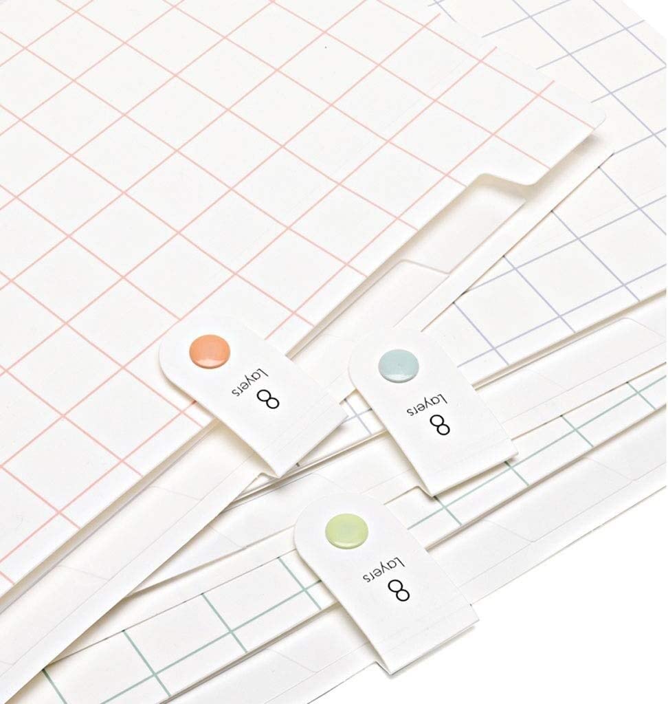 Archivbox, 3pc A4 Organizer Box Papier Halter Dokument Ordner Multi-Funktion Lagerung Finishing Büro Liefert Student Geschenke Sammelmappe(A)