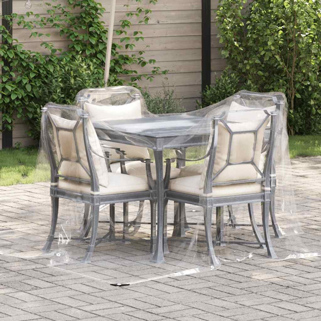 Bâche en PVC transparente solide face aux déchirures pour abri extérieur