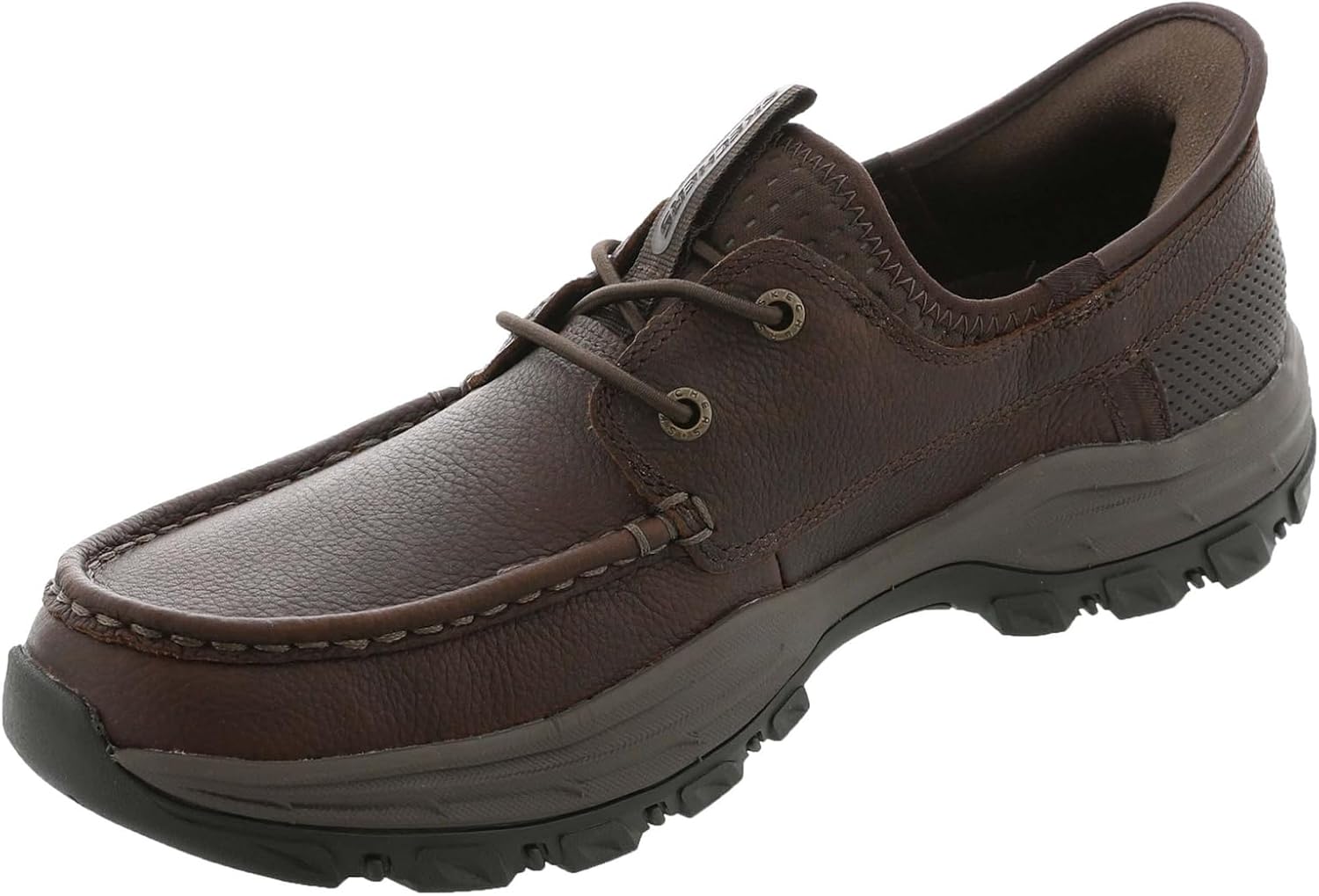Skechers Men's USA Knowlson - Shore Thing Moc Toe Leather Bungee Nautical Slip-Ins - Image 5