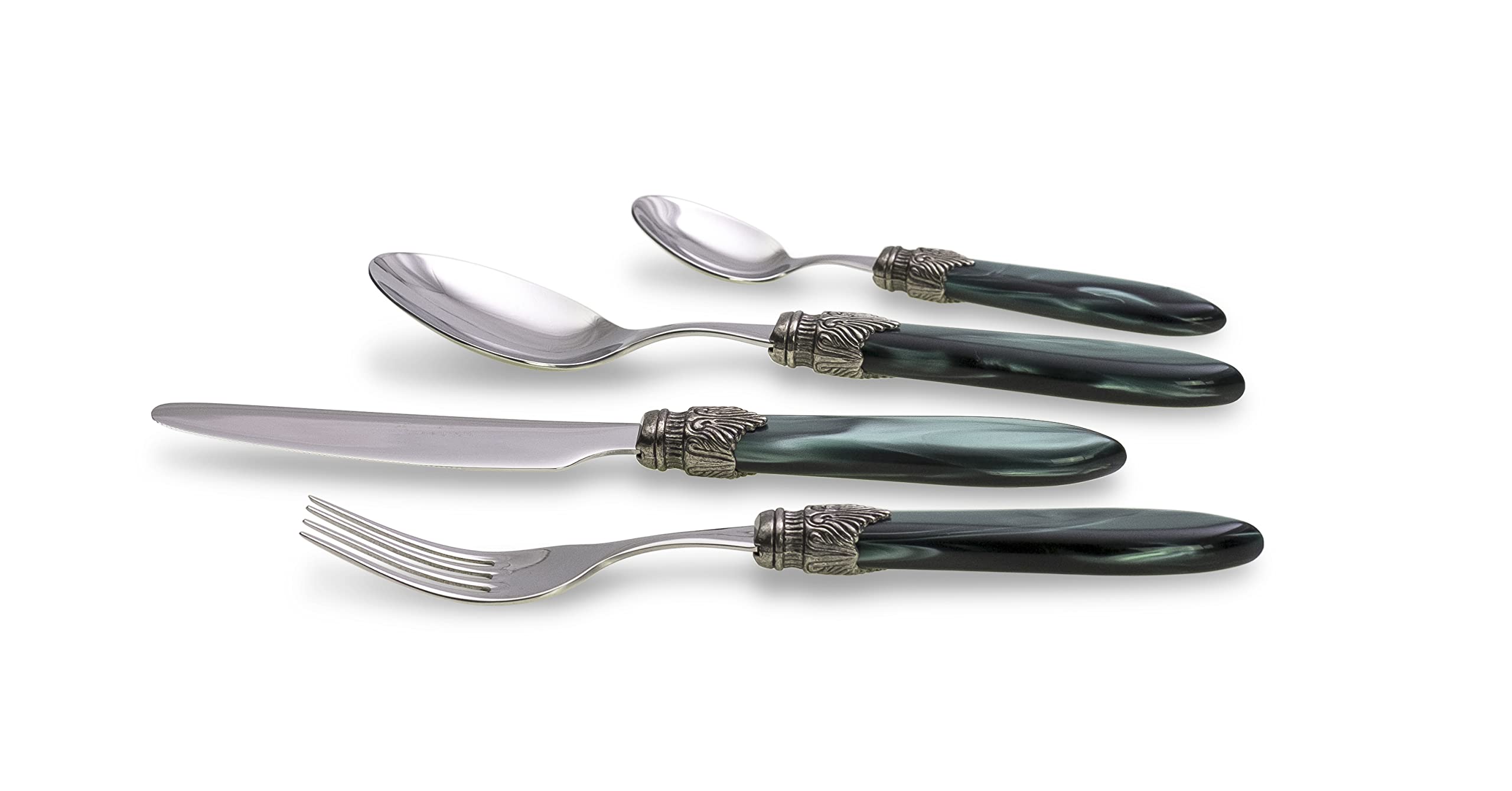 Ménagère de couverts pour 4 personnes Rivadossi Sandro Laura en acier 16 pièces