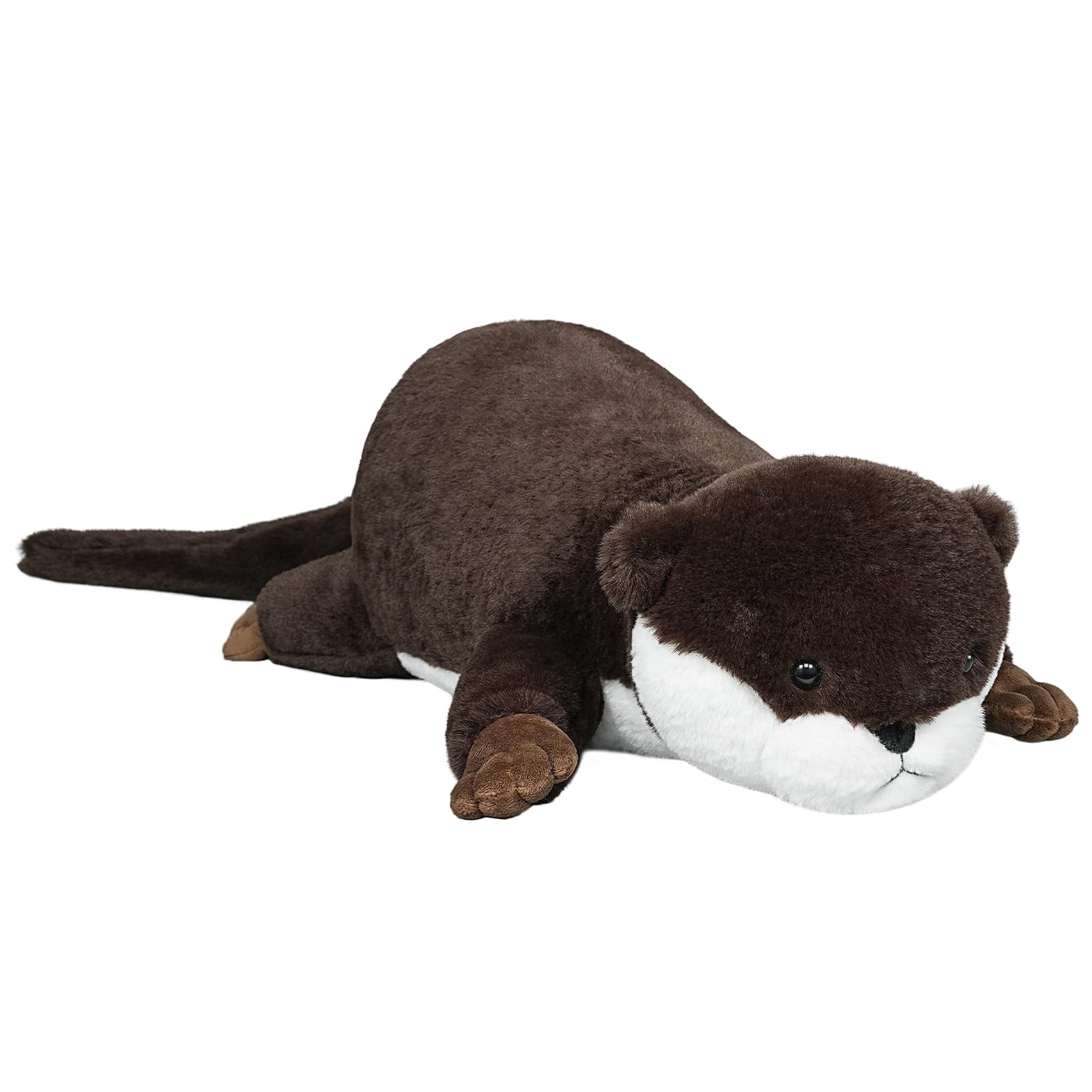 Photo 1 of milkcheesepals 4 Lbs Weighted Otter Stuffed Animals, 20 inch Soft Otter Plush, Stuffed Animal Pillow Otter Gifts Home Decor (Dark Brown)