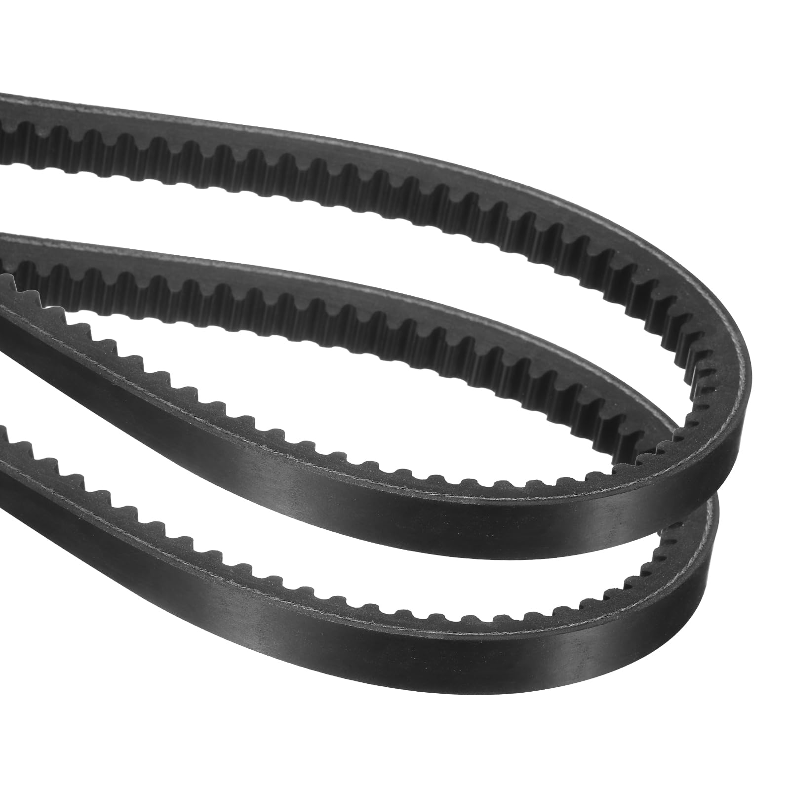 QUARKZMAN 2Pcs AX33 Cinghia A Dente Grezzo In EPDM, Cinghia Di Trasmissione Industriale A Sezione Trapezoidale 1/2" Larghezza x 35" Circonferenza Esterna