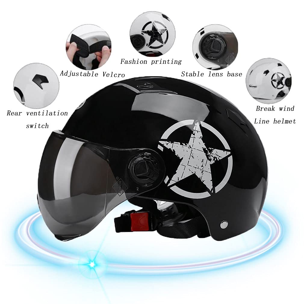 Fahrradhelm Herren Fahrradhelm Mit Visier CE Zertifikat Fahrradhelm Mit Licht Verstellbarer Fahrradhelm Für Unisex Erwachsene,18 Belüftungslöcher Fahrradhelm MTB B Sport & Freizeit