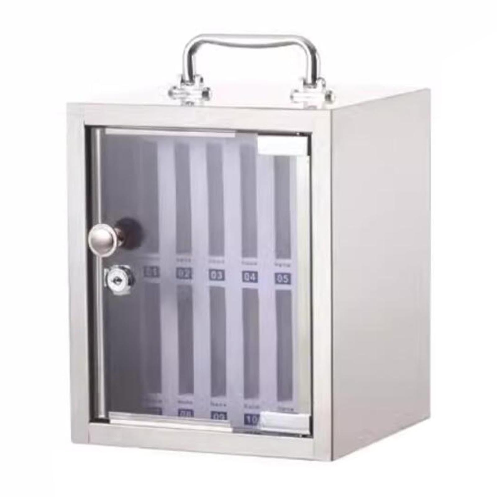 Scatola Organizer per Telefono Tavolo Porta Telefono A Parete Custodia per Telefono con Serratura unità di Archiviazione per Telefono da Ufficio E Scuola Contiene 12~60 Posizioni(24 Bits)