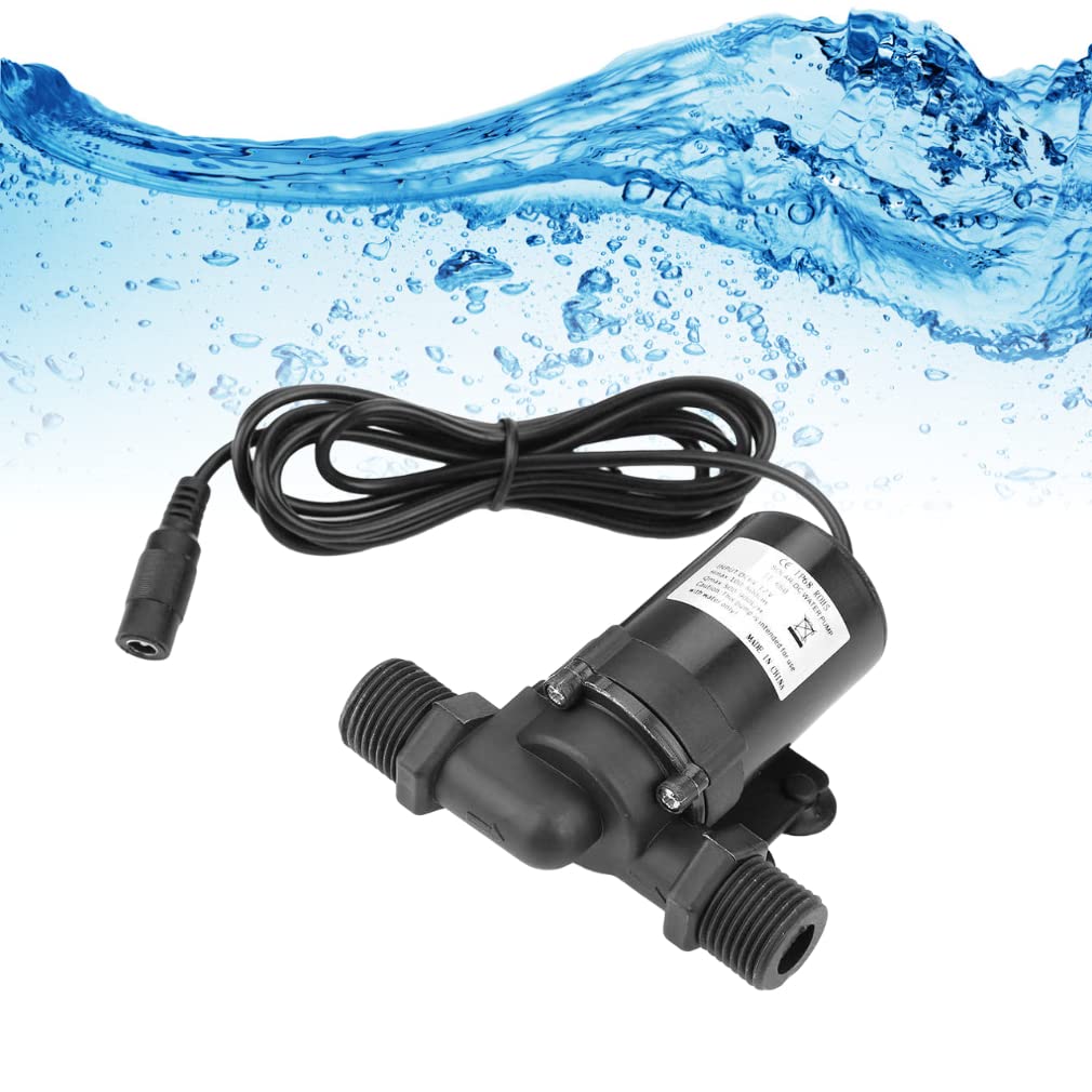 dc12v ウォーターポンプ 水中ポンプ dc12v Jt-660D DCブラシレスウォーターポンプ、水循環ポンプ小型ポンプ 4点ねじ込み式ポートブースターポンプ 床暖房暖房循環水ポンプ12V -40℃〜100℃ 水中ポンプ池ポンプ 水耕栽培 排水ポンプ 水槽 水族館給排水ポンプ