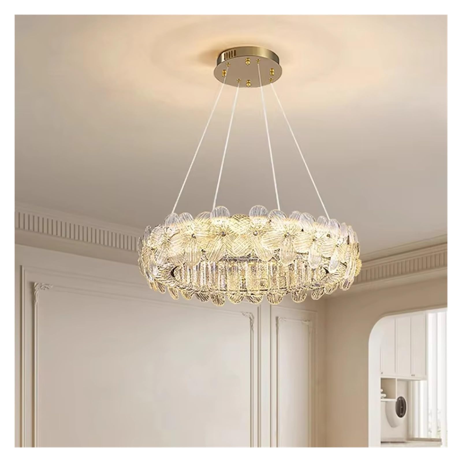 Decorazioni per la casa: lampade a Sospensione, lampadario di Lusso in Cristallo per Soggiorno, Lampada a Sospensione per Sala da Pranzo, plafoniera, Illuminazione per Interni.