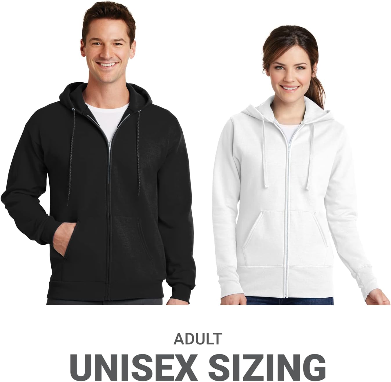 GotPrint Custom Embroidered Zip Up Hoodie | Personalized Embrodiered Zip-Up Hoodies for Men, Women, Design Your Own Jacket