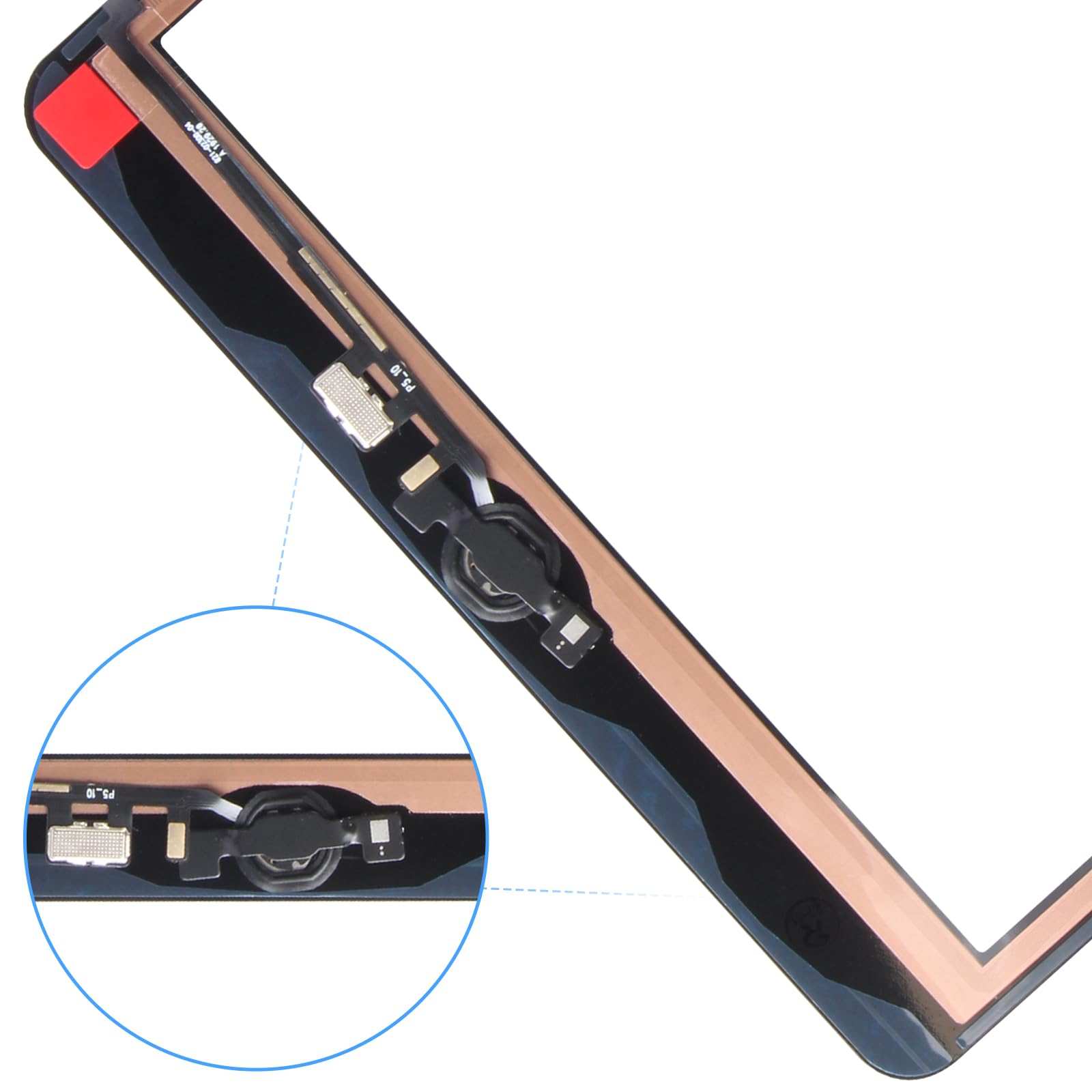 Écran Tactile pour iPad 9th 2021 10.2" A2603 A2604 Noir avec Home Button