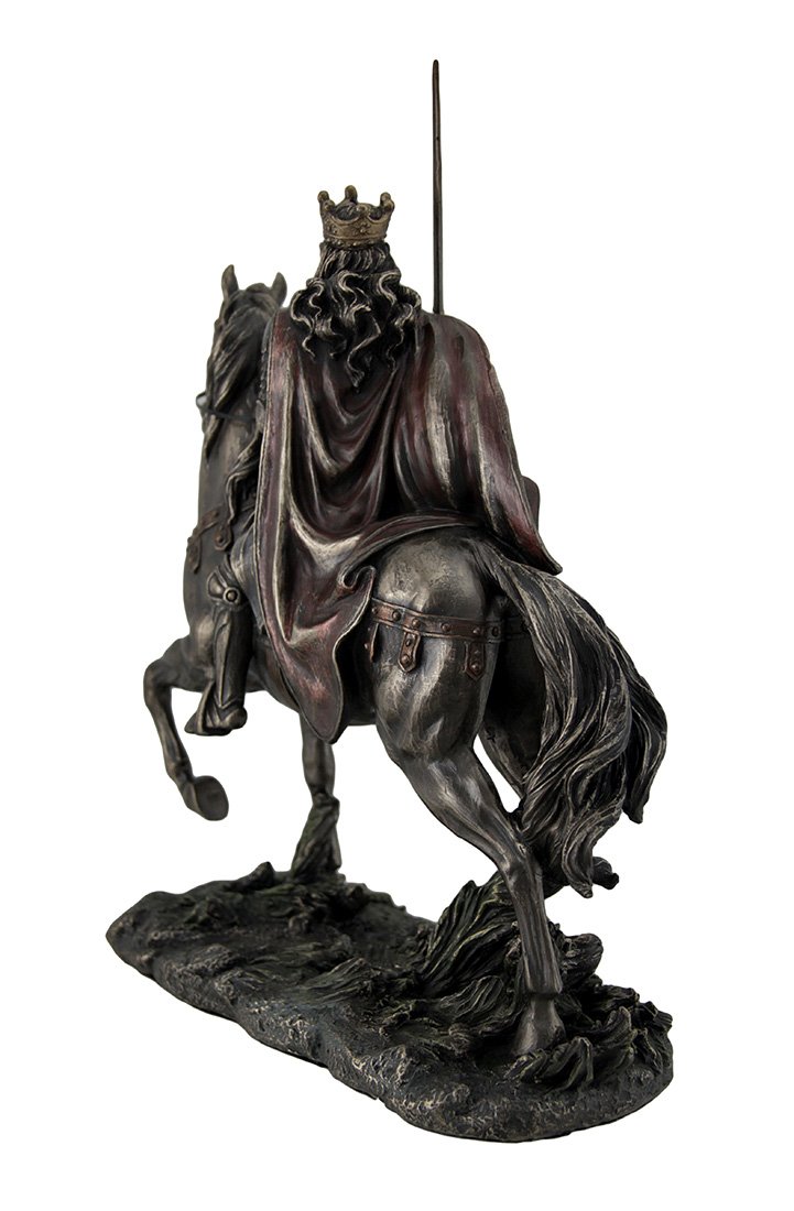 Amazon.co.jp: Resin Statues King Arthur on Horsebackブロンズ