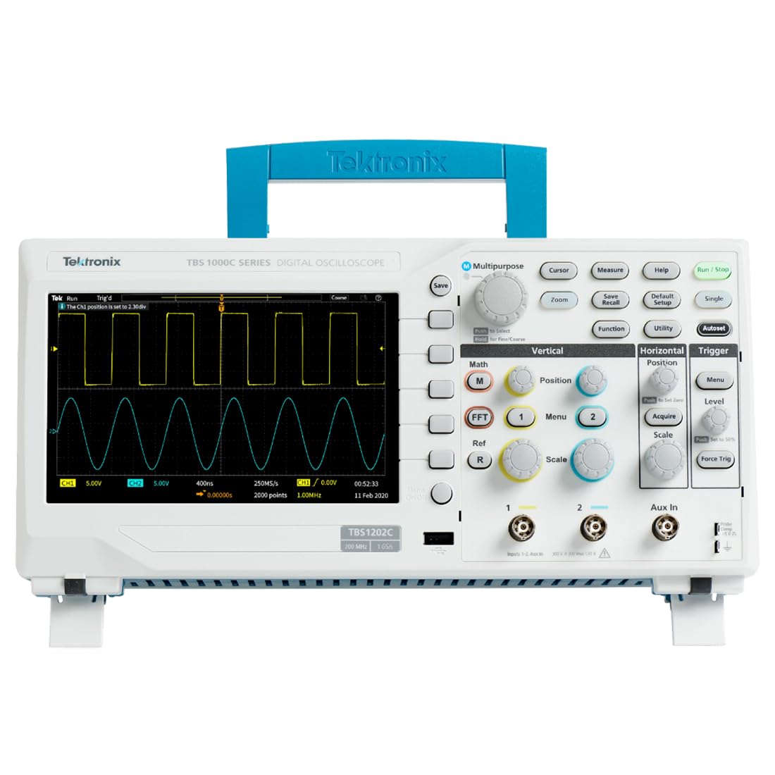 Tektronix TBS1052C 50 MHz, 2-Channel Digital Storage Oscilloscope