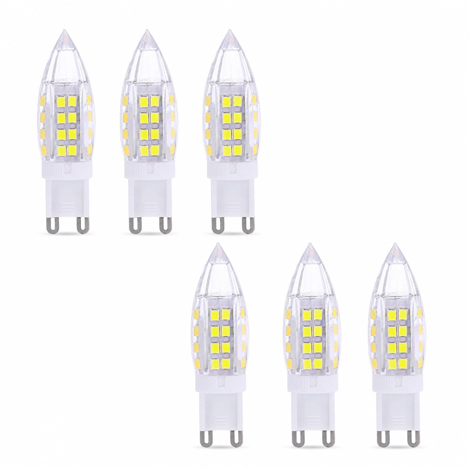 Bombilla LED G9 230V Luz Fría 6500K,5W Reemplaza Halógena 40W,no Regulable,espejo Baño