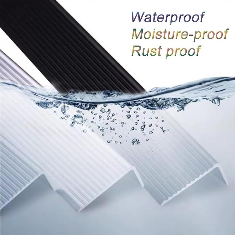 90cm Perfil De Borde De Escalera Aluminio Antideslizante Borde Escalonado