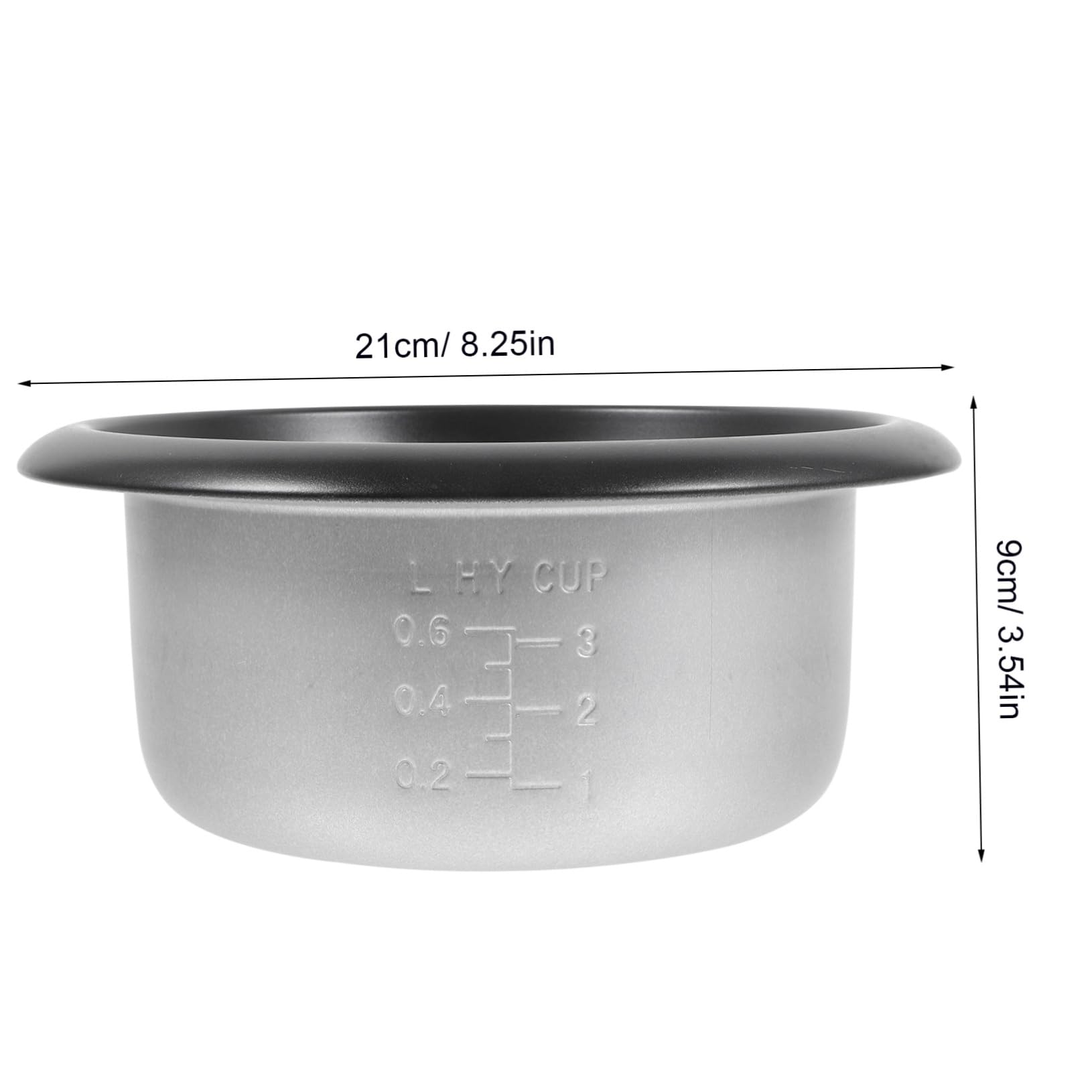 Mikikit Pentola Interna Per Cuociriso 350 W, Antiaderente, Design Semplice e Resistente, Per Cottura Di Riso e Zuppe a Casa e Cucina Professionale