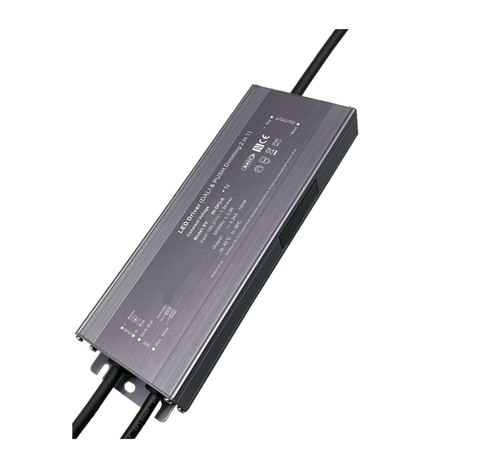PWANUIGTE Dt8 Cct DALI dimming Color Power Supply 60w 24v Dual Tone led Driver(36V 100W)