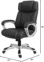 Vista 3 de Silla de oficina ejecutiva de masaje (negro)