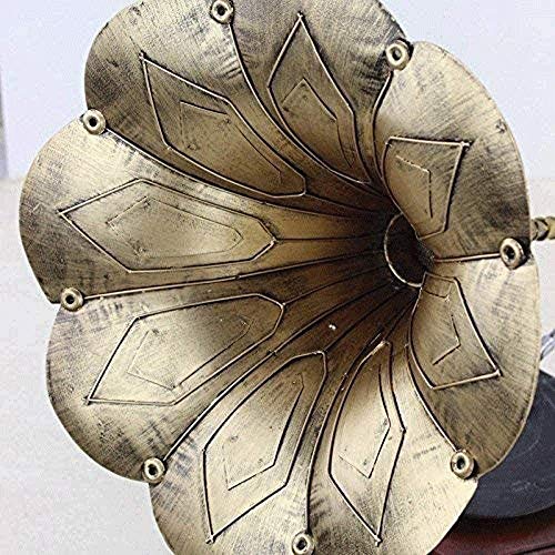 Bronze rétro Antique phonographe Gramophone Platine Vinyle Tourne-Disque Haut-parleurs stéréo décoration de la Maison… - Les Beatles, Paul McCartney, John Lennon, RIngo Starr, George Harrison Bronze rétro Antique phonographe Gramophone Platine Vinyle Tourne-Disque Haut-parleurs stéréo décoration de la Maison… – Image 4