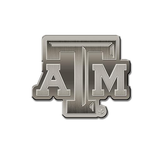 Rico Industries NCAA Emporia State Hornets Antique Auto Emblem Antique Nickel Auto Emblem for Car/Truck/SUV