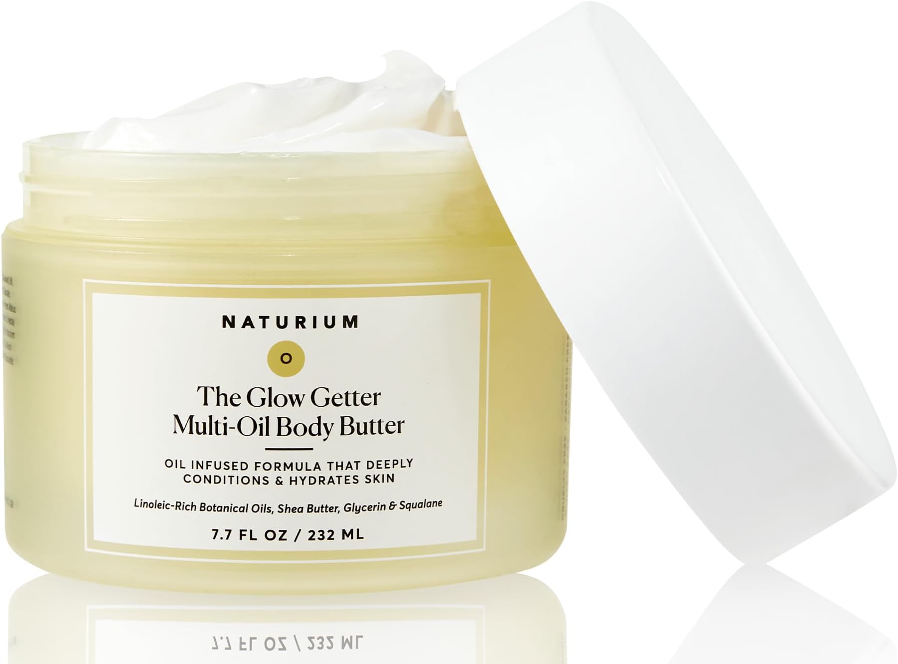 Naturium Glow Getter Multi-Oil Whipped Body Butter, Firming & Body Moisturizer With Shea Butter, 7.7 Fl Oz 7.7 Fl Oz (Pack of 1)