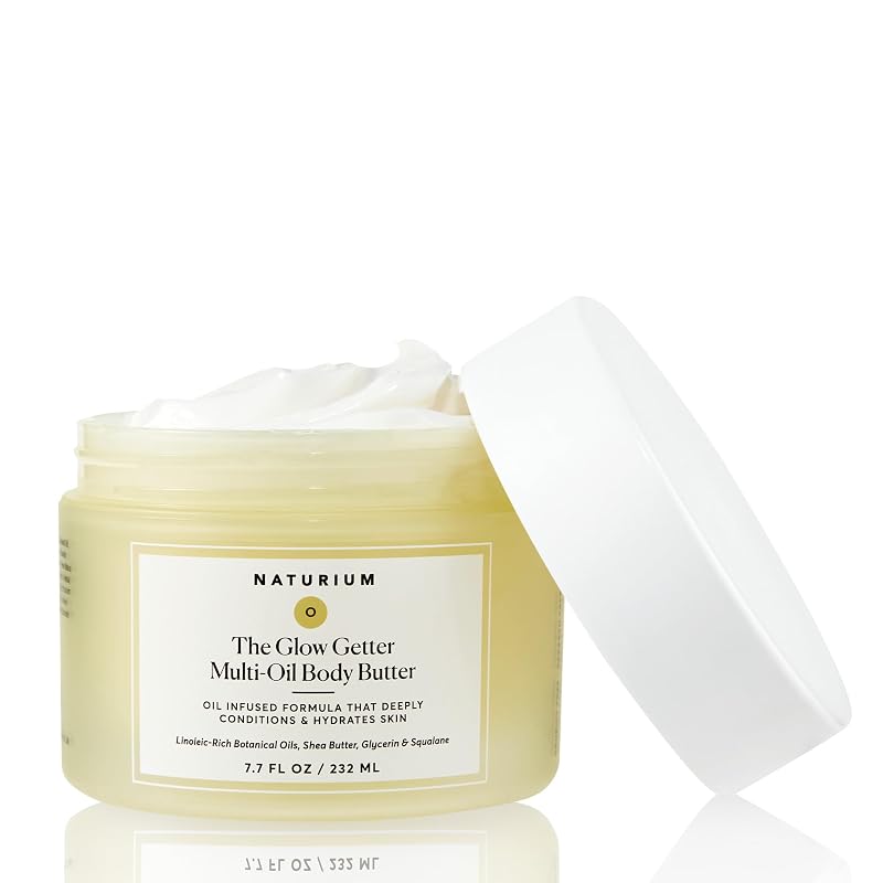 Manteiga corporal multi-óleos Naturium The Glow Getter com esqualano, 230 mL