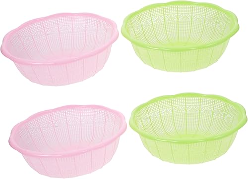 Miniatura 6 de HOMSFOU Oficina de Arroz Multifuncional Vegetales Organización Ronda Escurridor de Pasta  Frutas Tazón y Colador