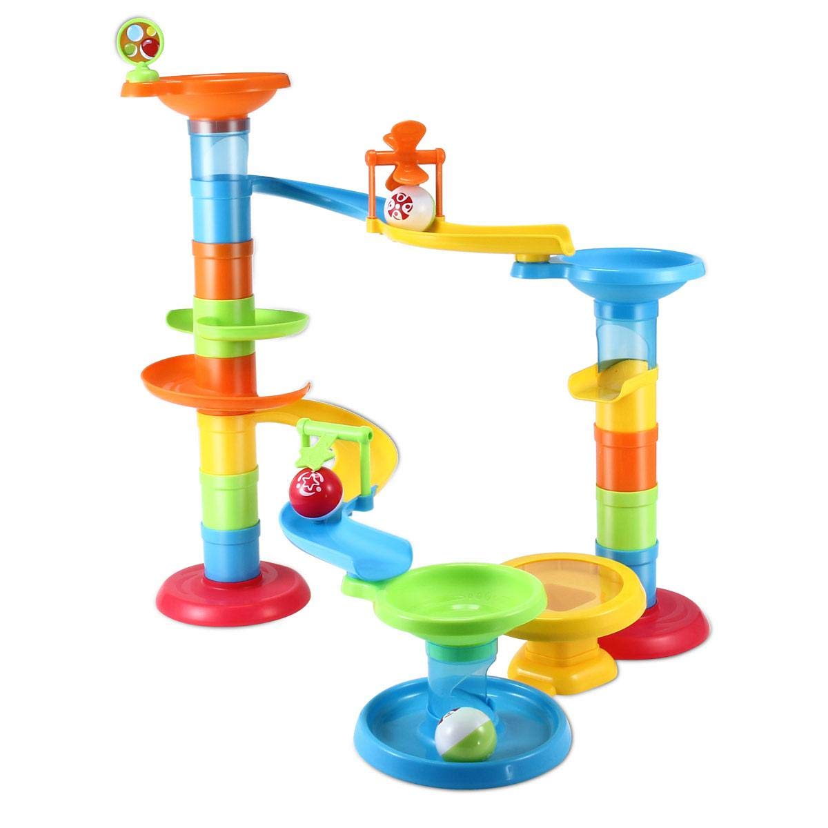Buy Marble Run,27 Blocks 2 Balls Marble Runs Toy Marble Maze Race Track