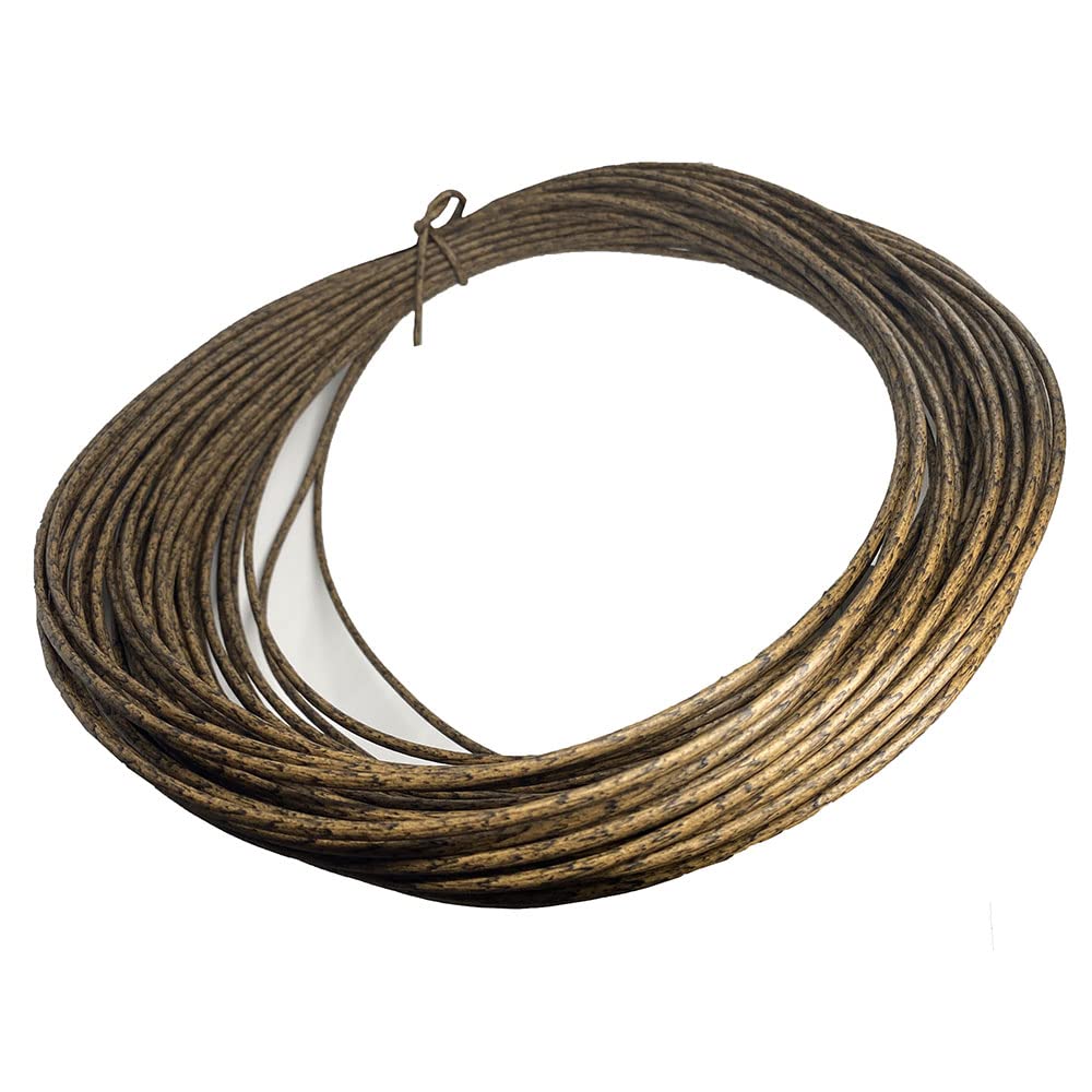 Yebio Brown 500G Synthetic Rattan Weaving Material, 4.5Mm Wide Hollow Round Plastic Pe Rattan For Knit Restoration Chair Table, Crafts