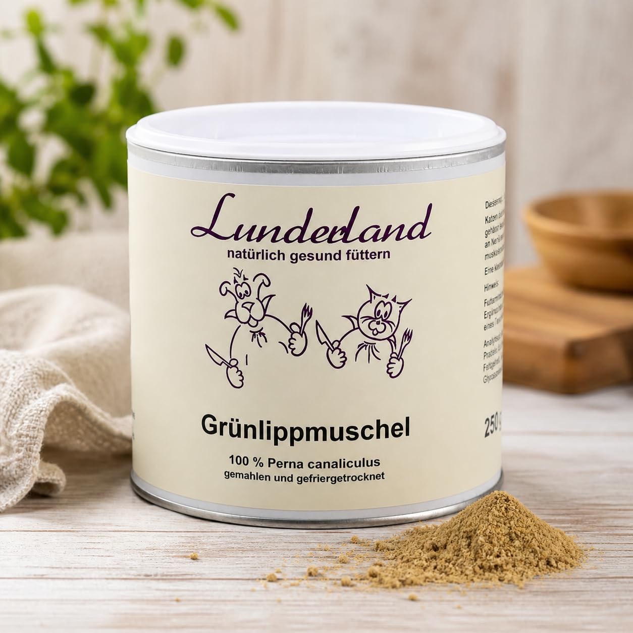 Lunderland Grünlippmuschelpulver 250g
