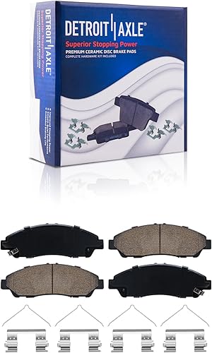Miniatura 47 de Detroit Axle - Pastillas de Freno Delantero para Ford Fusion Lincoln MKZ Zephyr Mercury Milan Mazda 6, Pastillas de Freno Cerámica Reemplazo