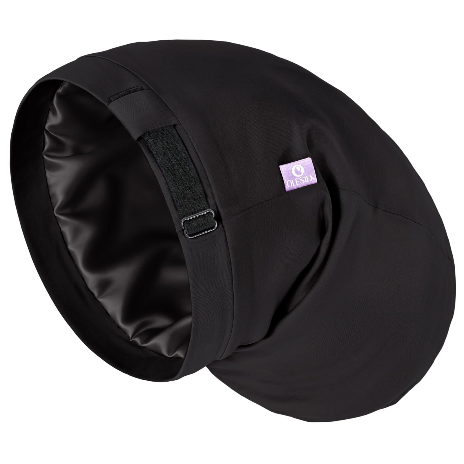 OLESILK Mulberry Silk Bonnet for Long Hair, Silk Sleep Cap for