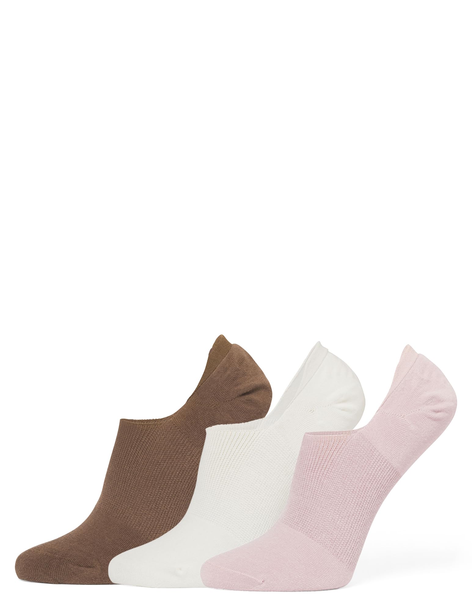 HUE Women's Cotton Arch Hug Liner Sock 3 Pair Pack