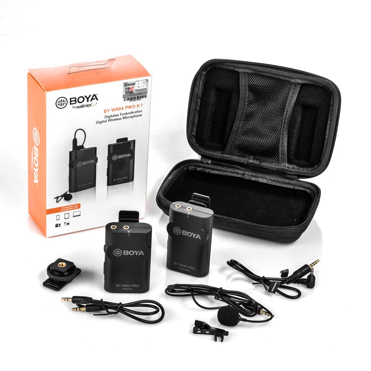 walimex pro Boya WM4 Pro K-1 Microphone 2er Set