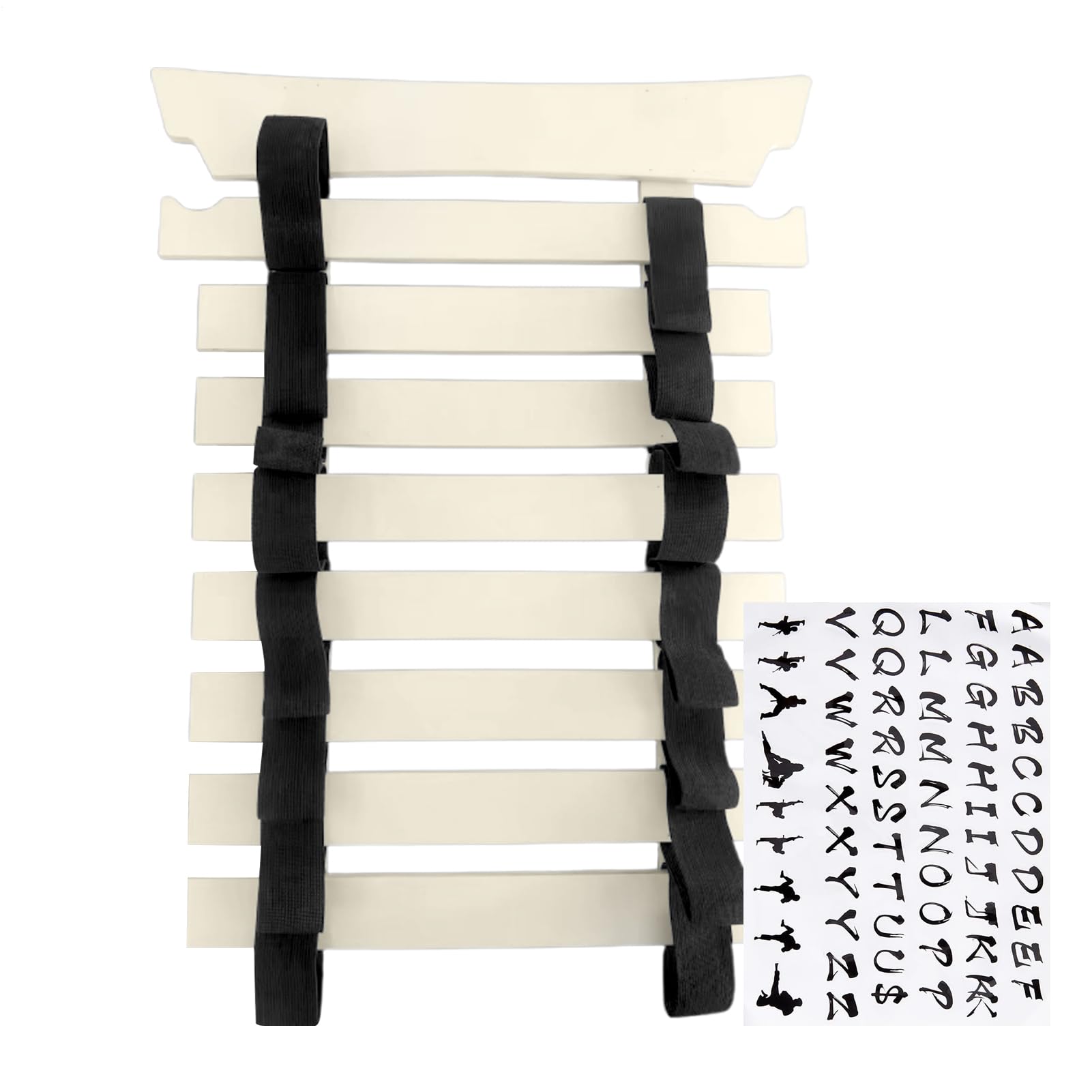 Generico Portariga per Cinture Karate, Organizzatore Display Cinture Marziali per Adulti, Soluzione Organizzazione Attrezzatura Sportiva per Archiviatura Principianti per Tutti