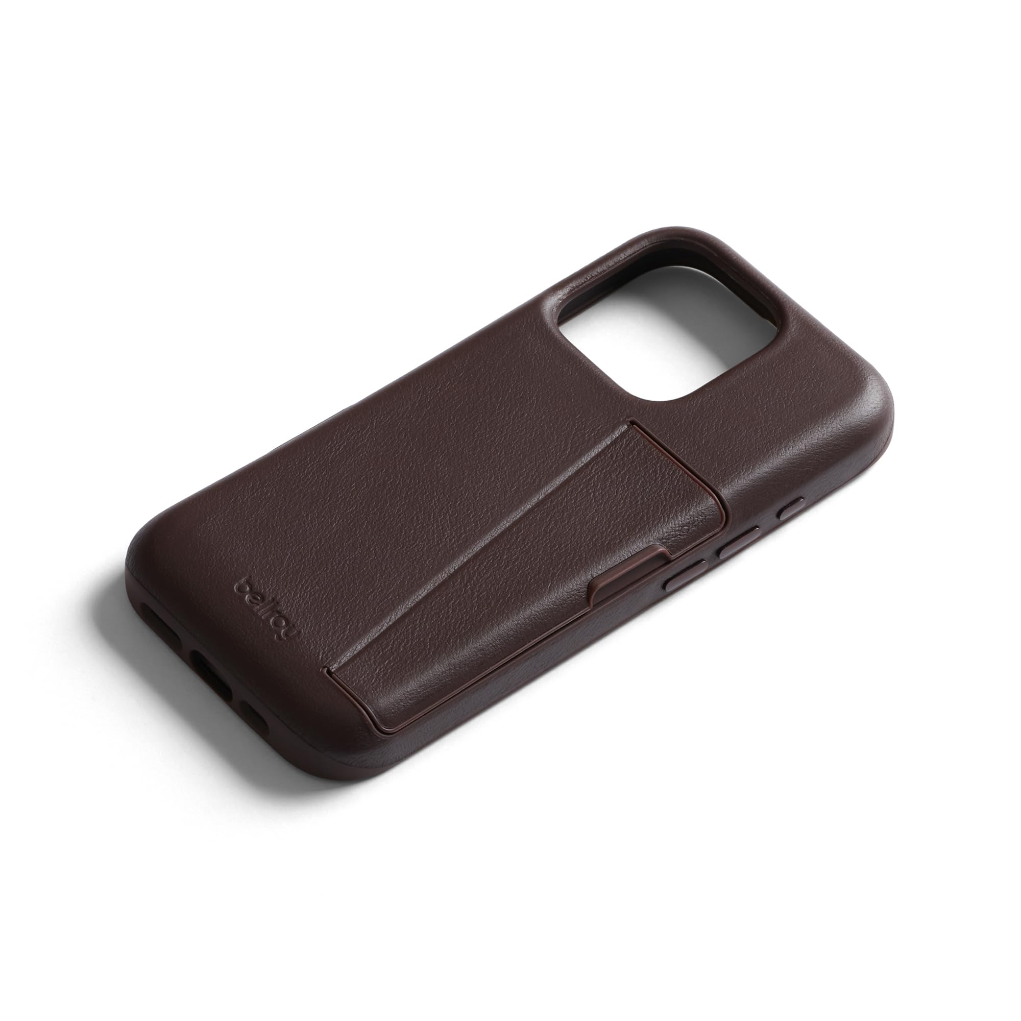 Bellroy Phone Case – 3 Card für iPhone 16 Pro Max (Leder-iPhone-Hülle, Handy-Geldbörse) - Ganache | iPhone 16 Pro Max Hülle Leder Slim Case mit Kartenfach für 3 Karten und schlankes Profil