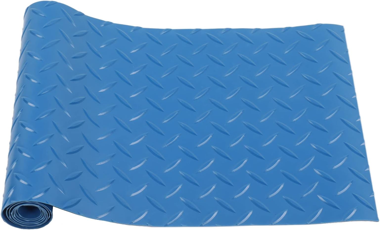 Swimming Pool Protective Ladder Mat Non Slip Replacement Ladder Rubber Pad Blue for Pools (Herringbone)
