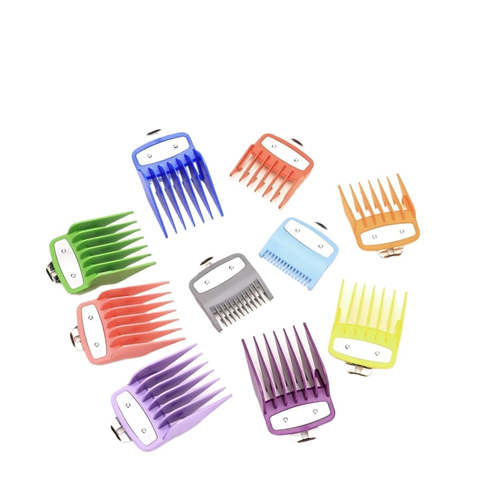 Haarschneidekamm, Professionelles Zubehör For Elektrische Haarschneider | 10 Teile/satz Universal Haar Clipper Limit Kamm Salon Schneiden Guide Ersatz Set(B)