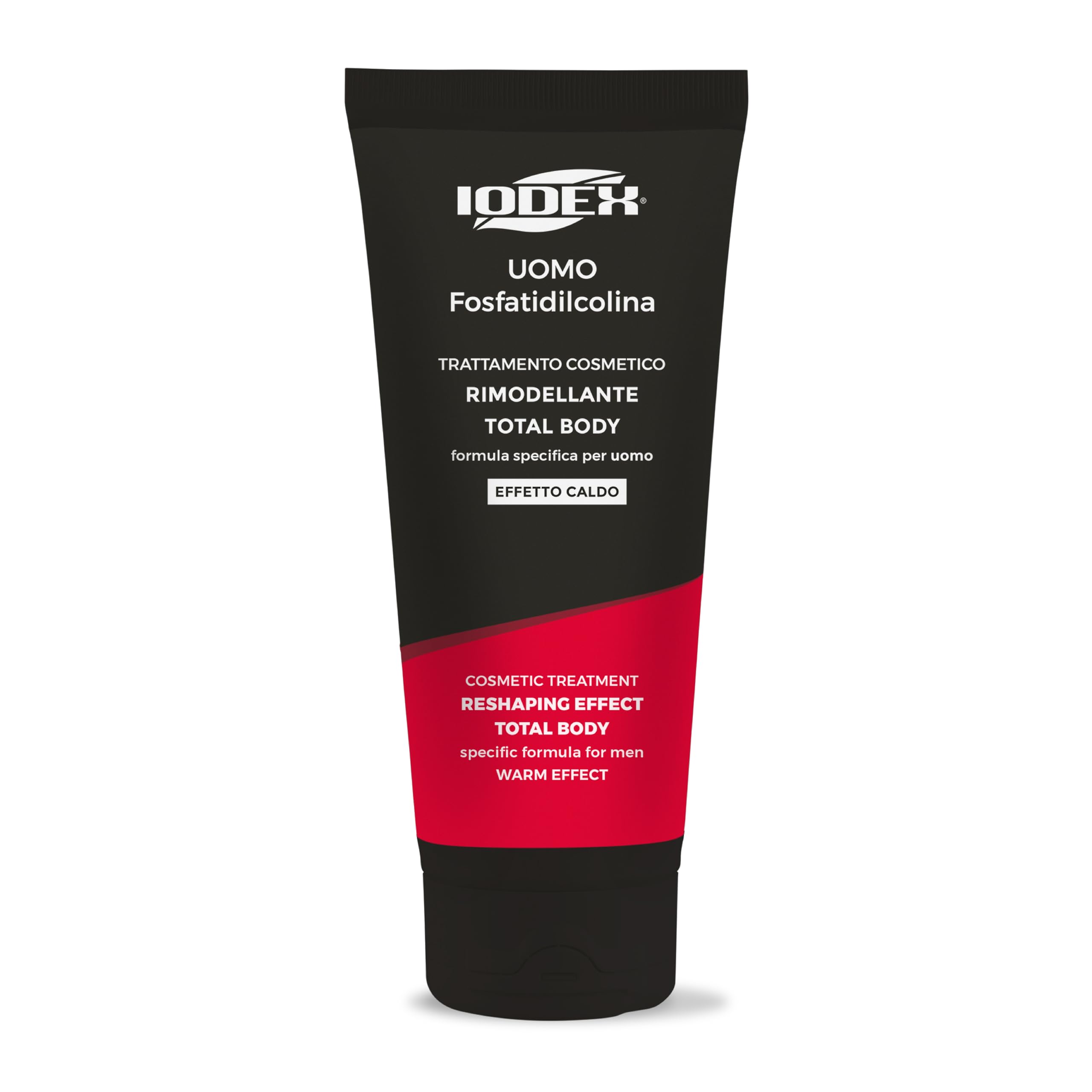 Iodase Iodex Uomo F Crema 200ml, Rimodellante e Tonificante Total Body con Fosfatidilcolina, Effetto Termogenico, Migliora Compattezza e Tonicità della Pelle Maschile, Dermatologicamente Testata