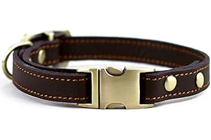 Luxury Real Leather Dog Collar
