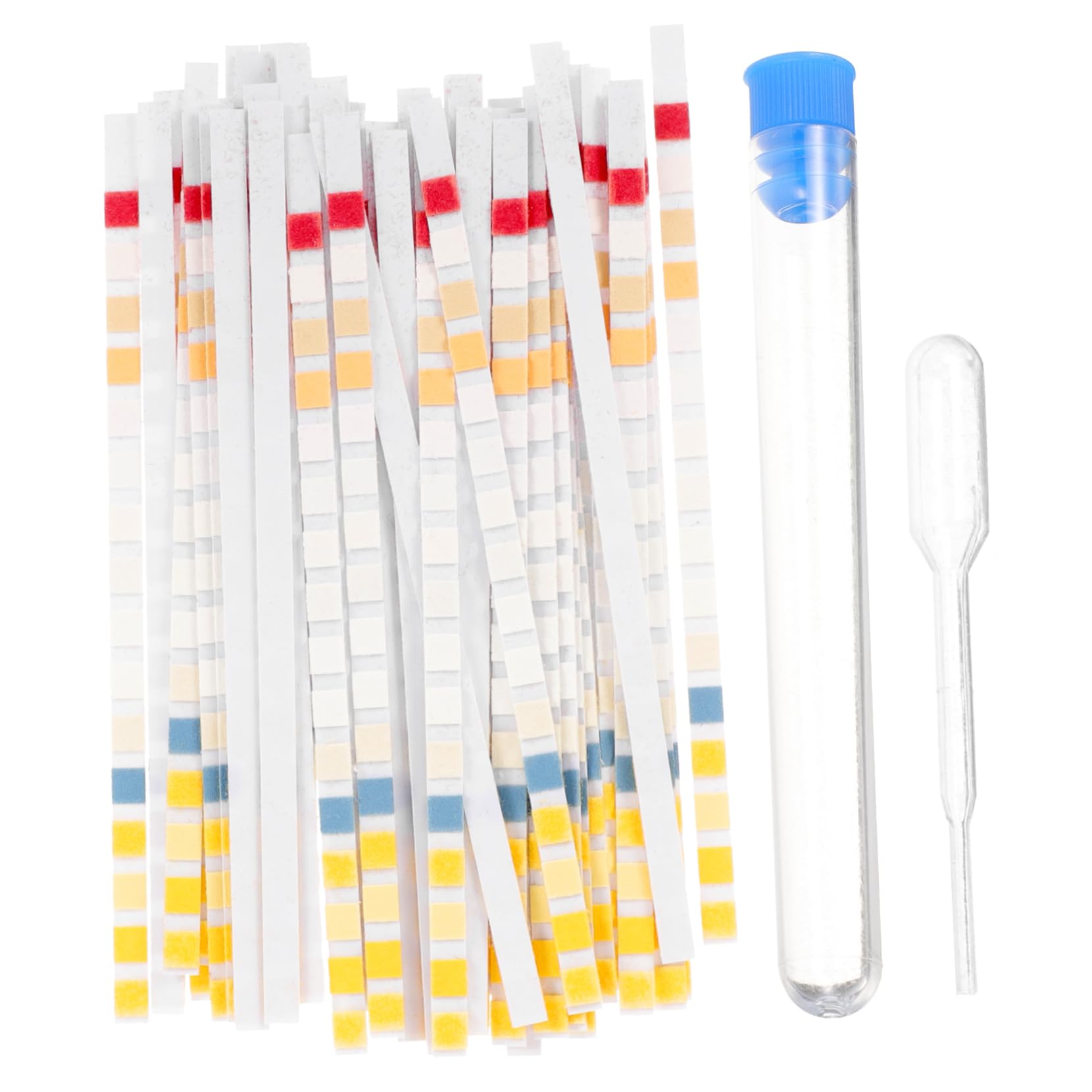 INOOMP 150stücke Trinkwasser Teststreifen Wasserqualitätstest Präzise Und Einfach Zu Bedienen Für Leitungs Und Trinkwasseranalysen Inklusive Pipette Und Reagenzglas Zuverlässig Und