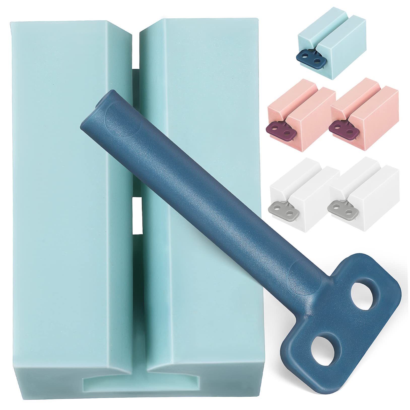 FOMIYES Rolling Toothpaste Squeezer Dispenser 6 Pcs Set Pp Plastic Save Toothpaste Creams Easy to Use