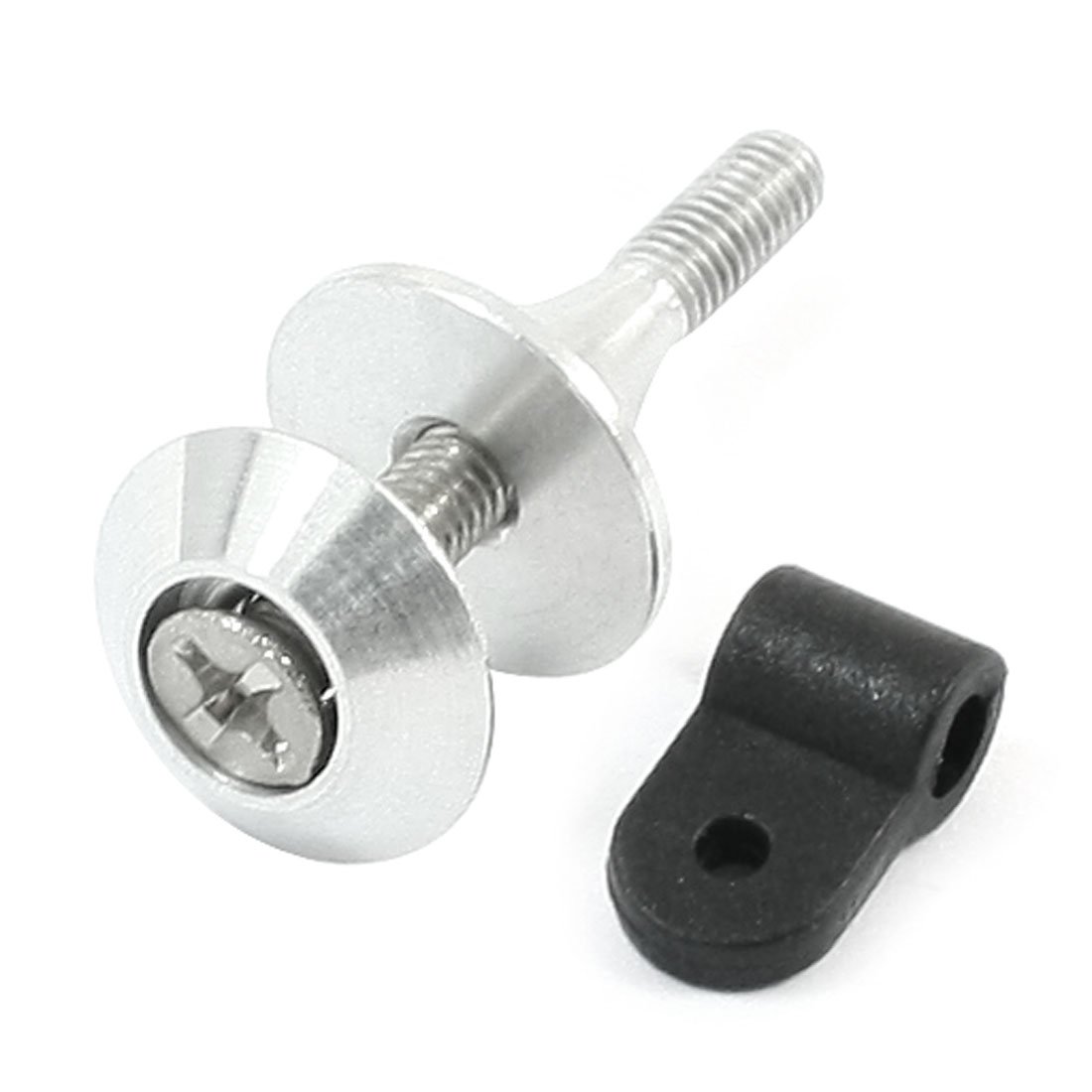 Aexit Lock Nut Electrical equipment w M2.8 x 15mm Tapered Adjustable Aluminum Control Horn Set