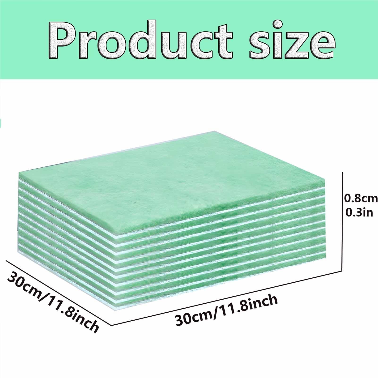 Lot de 120 filtres pour Aquarium, à découper pour s'adapter aux filtres de Bassin, Filtre d'aquarium Haute efficacité, pour bassins extérieurs et Aquariums